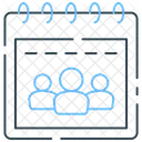 Calendrier des réunions  Icône