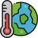 Calentamiento Global Temperatura Efecto Invernadero Icono