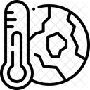 Calentamiento Global Temperatura Efecto Invernadero Icono