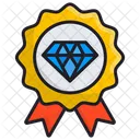 Exito Medalla Insignia Icono