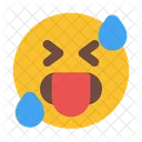 Caliente Emoji Emoticones Icono