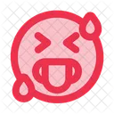 Caliente Emoji Emoticones Icono