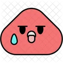 Caliente Emoji Emoticon Icono