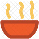 Caliente Sopa Tazon De Fuente Icono