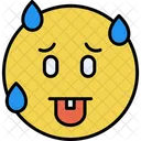 Caliente Navidad Emoji Icono