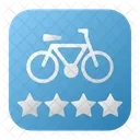 Calificación de bicicleta  Icono