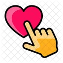 Mano Corazon Internet Icon