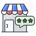 Calificación de la tienda  Icono