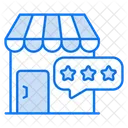 Calificación de la tienda  Icono