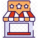 Calificación de la tienda  Icono