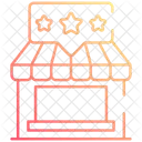 Calificación de la tienda  Icono