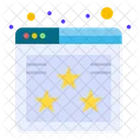 Calificación de la página web  Icono