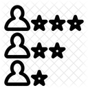 Calificación de los empleados  Icono