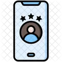 Calificacion En Linea Cliente Perfil Icon