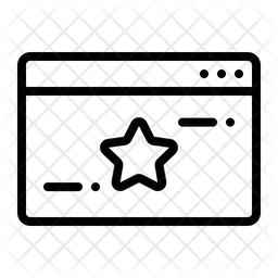 Calificación del sitio web  Icono