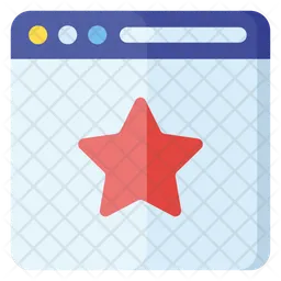 Calificación del sitio web  Icono
