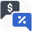 Tasa De Interes Prestamo Asistente Icono