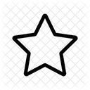 Icono De Estrella De Calificacion Icono