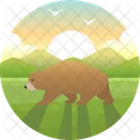 California Bear Animal Icon