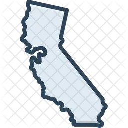 California Map  Icon