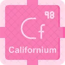 Californium Preodic Table Preodic Elements Icon