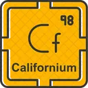 Californium Preodic Table Preodic Elements Icon