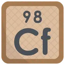 Californium Periodic Table Chemists Icon