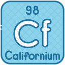 Californium Chemistry Periodic Table Icon