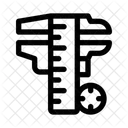 Caliper Measurement Precision Icon