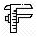 Caliper Measurement Precision Icon
