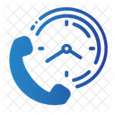 Call Call Center Time Icon