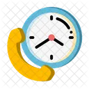 Call Time Clock Icon