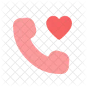 Call Phone Love Icon