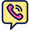 Call Phone Chat Bubble Icon