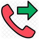 Call Forword Communication Icon