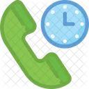 Call Clock Time Icon