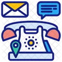 Call Contact Message Icon