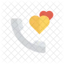 Call Heart Love Icon