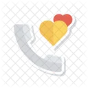 Call Heart Love Icon