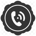 Label Call Phone Icon