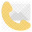 Flat Contact Communication Icon