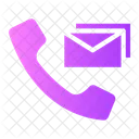Call Email Call Center Agent Icon