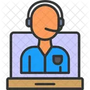 Call Center Headset Icon