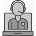 Call Center Headset Icon