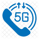 5 G Call Phone Call Icon