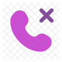 Call Cancel Rounded Icon