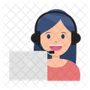 Support Call Service Icon