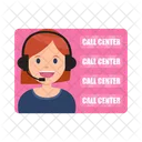 Support Call Service Icon