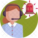 Call Center Alert Communication Icon