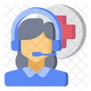 Call Center Customer Service Medical Icon